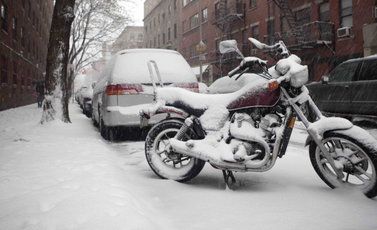 Motorradfahren im Winter