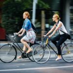 Radfahrer im Straßenverkehr