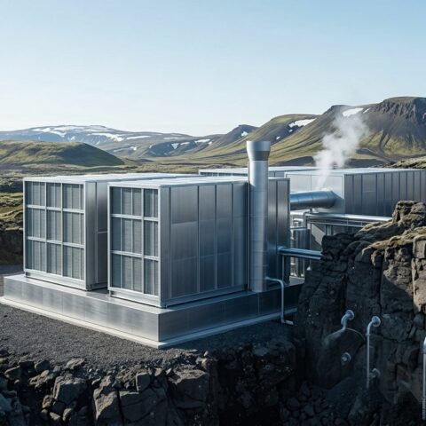 CO2-Filterung durch Climeworks-(KI-generiertes Bild)